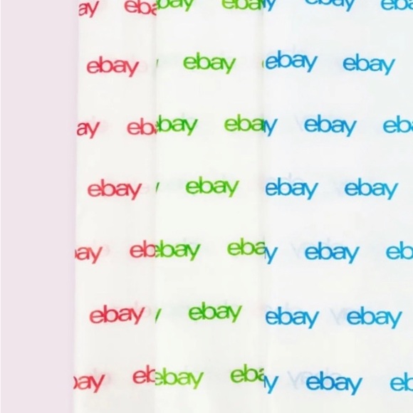 Tissue Paper EBay branded colored sheets 20x30” 10 pk - Picture 3 of 5